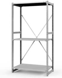 Стеллаж ТСУ 2000x1200x800 3 полки (150 кг, перф) Стеллаж ТСУ 2000x1200x800 3 полки (150 кг, перф)