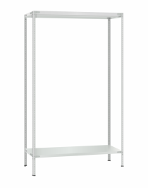 Стеллаж металлический Титан МС-500 2300х1200х300 2 полки Стеллаж металлический Титан МС-500 2300х1200х300 2 полки