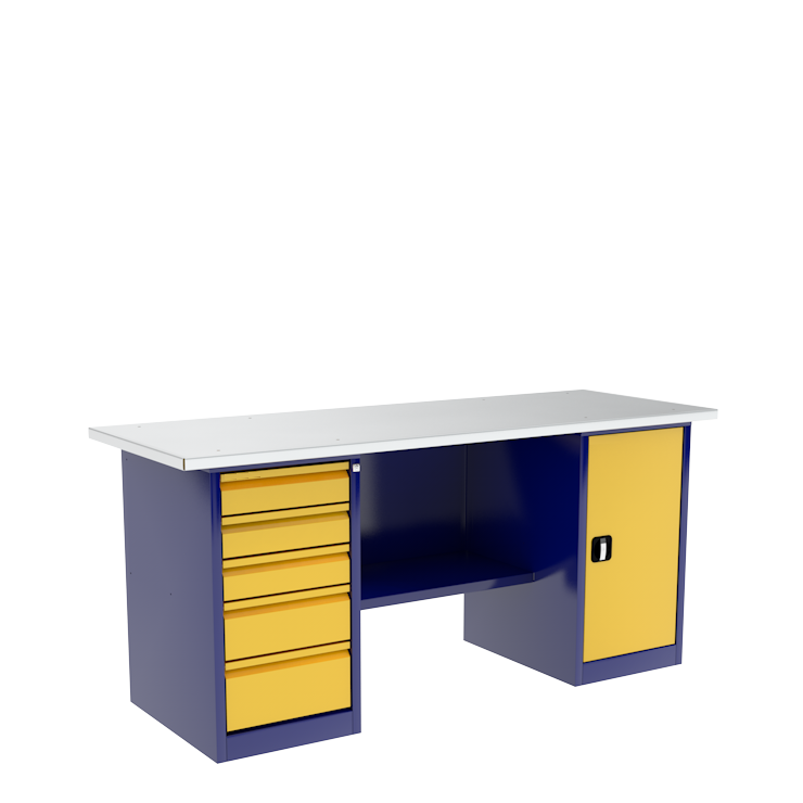 Верстак с тумбой и драйвером ВП-4Т/1,9 купить в Белгороде