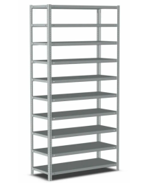 Стеллаж металлический Титан МС-500 2000х1000х400 10 полок
