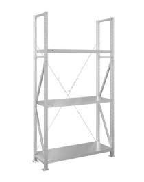 Стеллаж MS U 3000x700x300 3 полки (200 кг, металл) Стеллаж MS U 3000x700x300 3 полки (200 кг, металл)