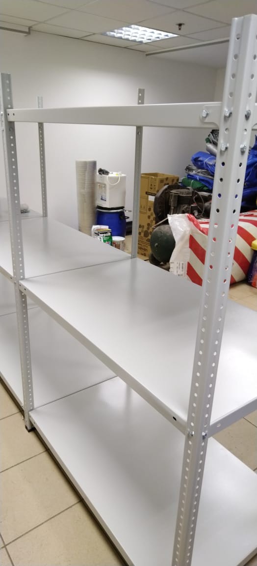 Стеллаж металлический Титан МС-500 1500х1000х600 3 полки купить в Белгороде Стеллаж металлический Титан МС-500 1500х1000х600 3 полки купить в Белгороде