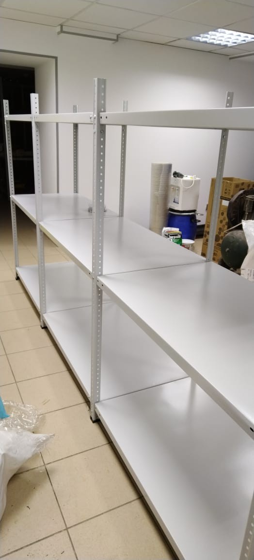 Стеллаж металлический Титан МС-500 1500х1000х600 3 полки купить в Белгороде Стеллаж металлический Титан МС-500 1500х1000х600 3 полки купить в Белгороде