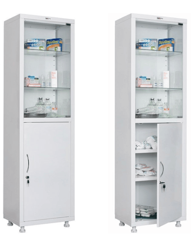 Медицинский шкаф HILFE МД 1 1657/SG купить в Белгороде Медицинский шкаф HILFE МД 1 1657/SG купить в Белгороде