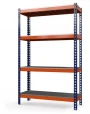Стеллаж Профи-Т 2500x1240x650 3 полки (перф. металл усил., 450 кг на ярус)
