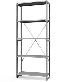 Стеллаж ТСУ 3500x700x800 5 полок (150 кг, перф) Стеллаж ТСУ 3500x700x800 5 полок (150 кг, перф)