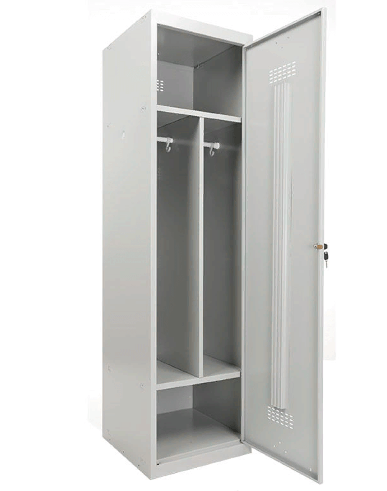 Шкаф для раздевалок усиленный ML-11-50D базовый модуль купить в Белгороде