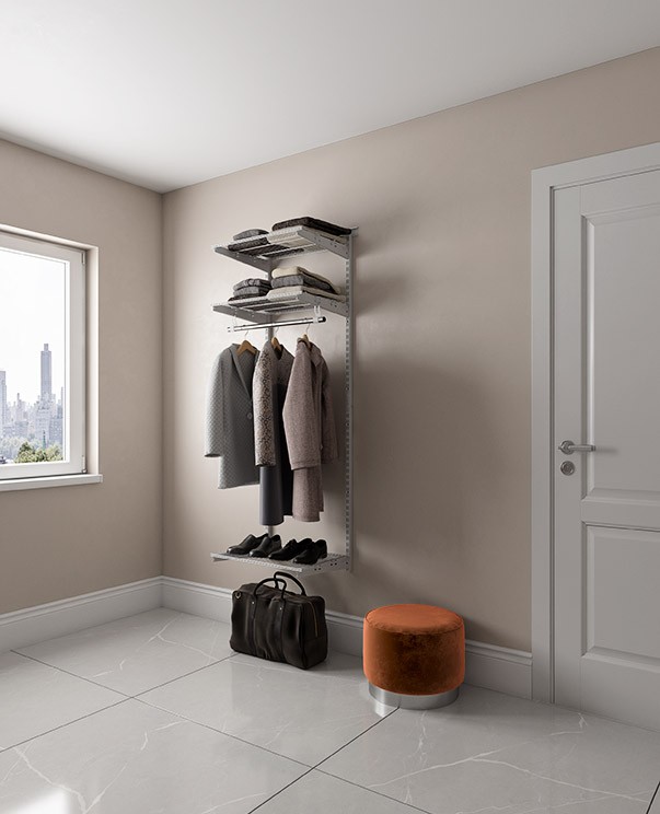 Гардеробная система Практик Home Basic G60 белая купить в Белгороде Гардеробная система Практик Home Basic G60 белая купить в Белгороде