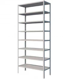 Стеллаж MS Standart 2000х1000х300 8 полок Стеллаж MS Standart 2000х1000х300 8 полок