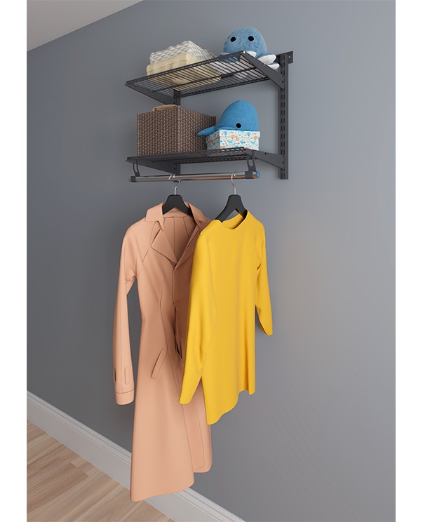 Гардеробная система Практик Home Basic G60S графит купить в Белгороде