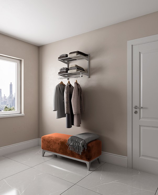 Гардеробная система Практик Home Basic G60S графит купить в Белгороде