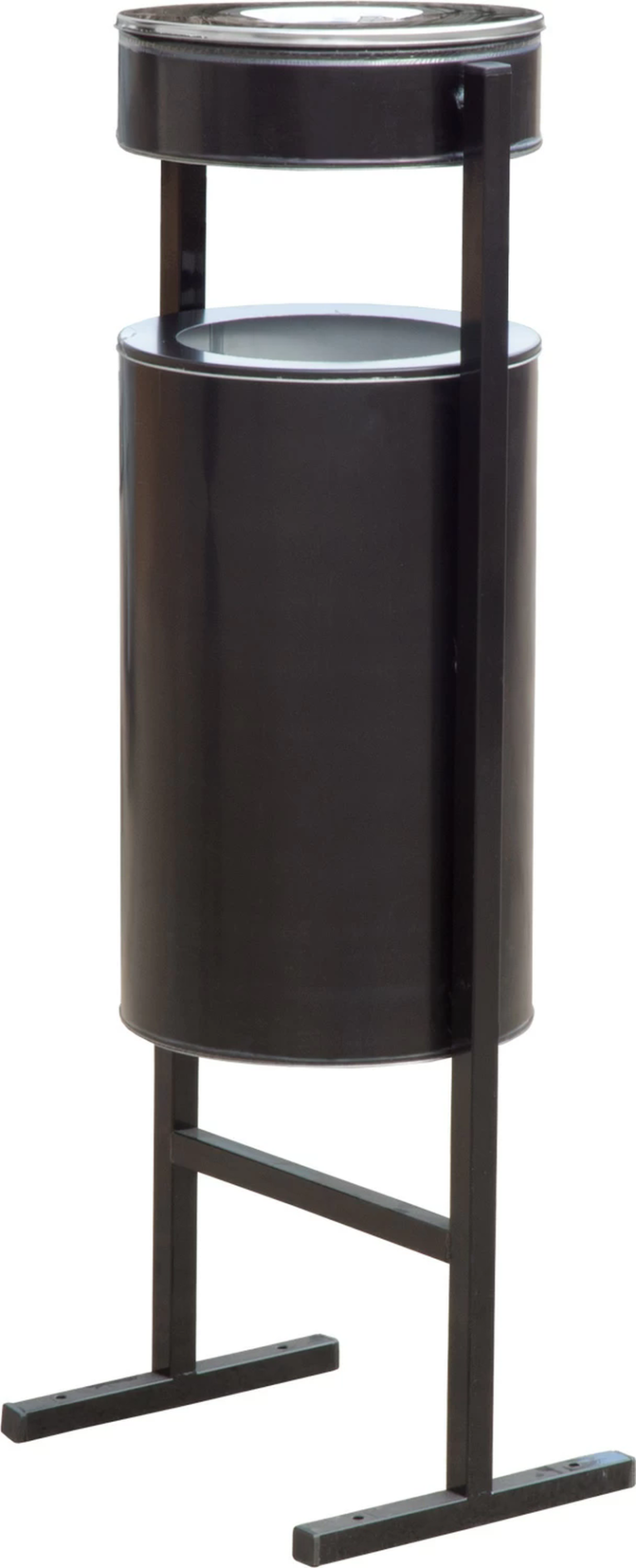 Урна уличная с пепельницей 36 литров черный купить в Белгороде