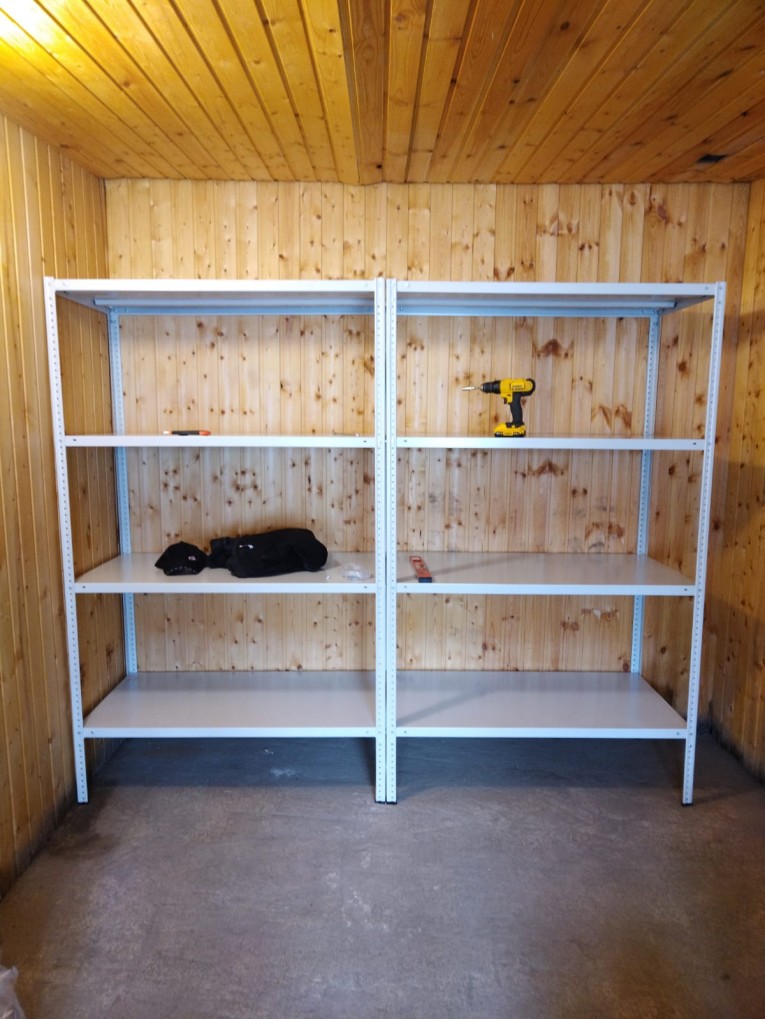 Стеллаж металлический 1800х1000х600 4 полки Стеллаж металлический 1800х1000х600 4 полки