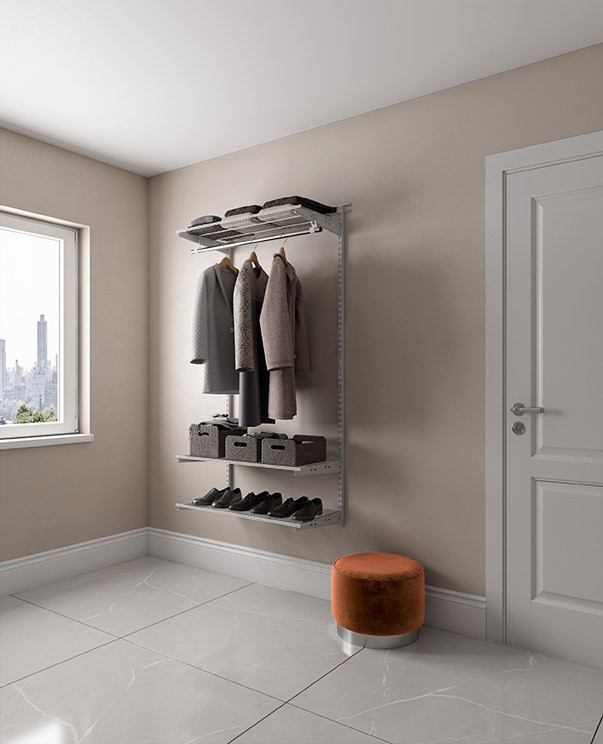 Гардеробная система Практик Home Basic G90 графит купить в Белгороде