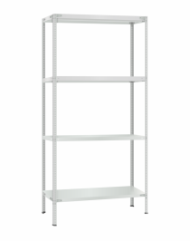 Стеллаж металлический Титан МС-500 2400х1000х400 4 полки Стеллаж металлический Титан МС-500 2400х1000х400 4 полки