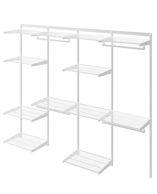 Гардеробная система Практик Home Max G240 белая купить в Белгороде