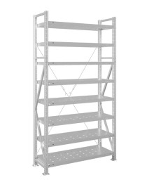 Стеллаж MS U 2000x700x600 8 полок (200 кг, перф) Стеллаж MS U 2000x700x600 8 полок (200 кг, перф)