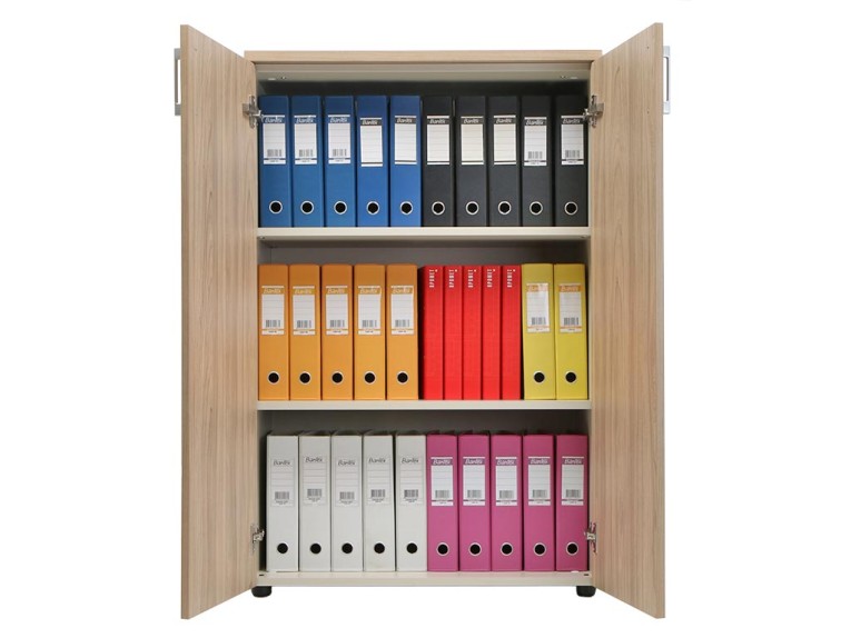 Шкаф NW 1280 закрытый вяз натуральный/бежевый купить в Белгороде