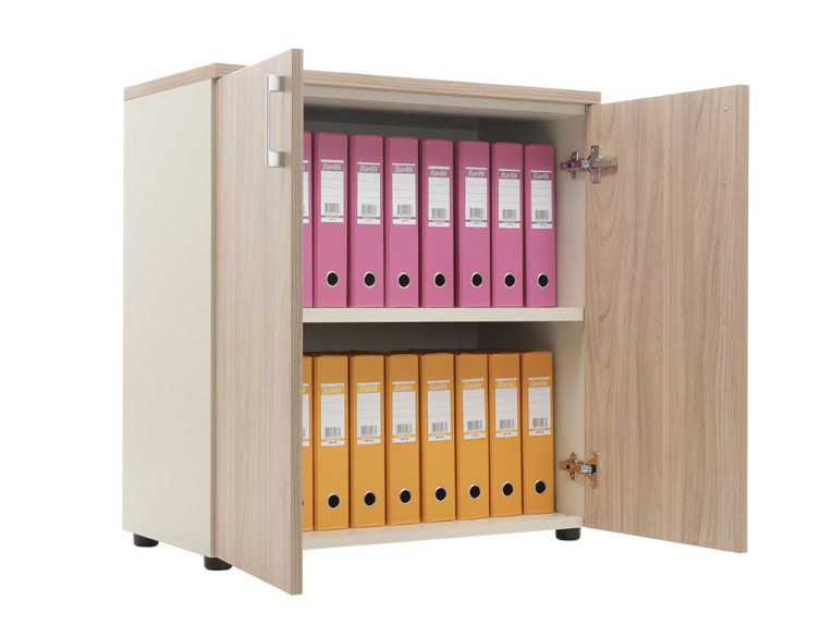 Шкаф NW 0880 закрытый вяз натуральный/бежевый купить в Белгороде