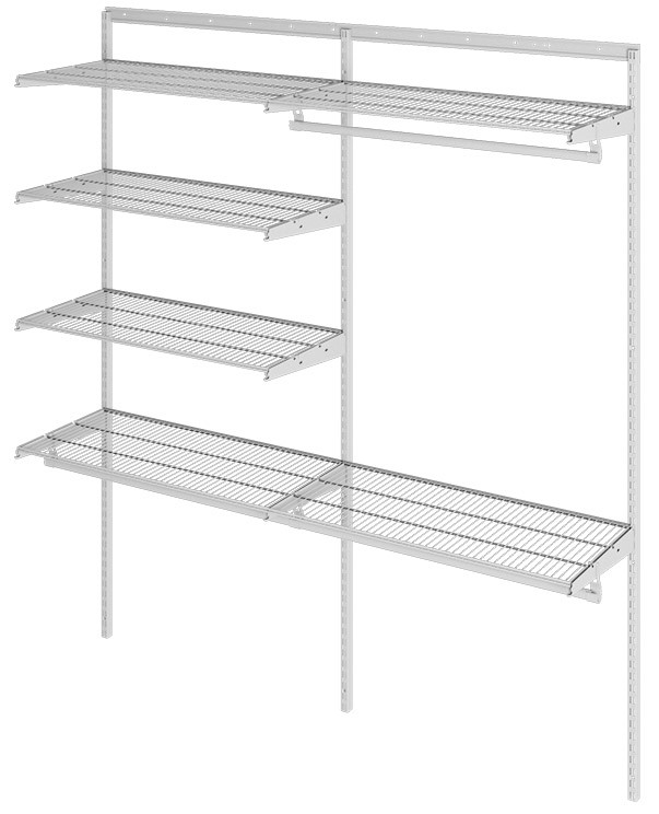 Гардеробная система Практик Home Optima G180 белая купить в Белгороде Гардеробная система Практик Home Optima G180 белая купить в Белгороде