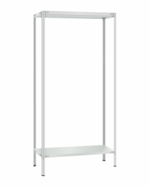 Стеллаж металлический Титан МС-500 2400х1000х500 2 полки Стеллаж металлический Титан МС-500 2400х1000х500 2 полки