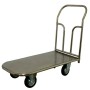 Платформенная тележка ТП НЖ 1 (г/п 400 кг, 800x500 мм, колеса серая резина 160 мм, нержавеющая сталь) Платформенная тележка ТП НЖ 1 (г/п 400 кг, 800x500 мм, колеса серая резина 160 мм, нержавеющая сталь)