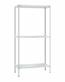 Стеллаж металлический Титан МС-500 2400х1000х500 3 полки Стеллаж металлический Титан МС-500 2400х1000х500 3 полки