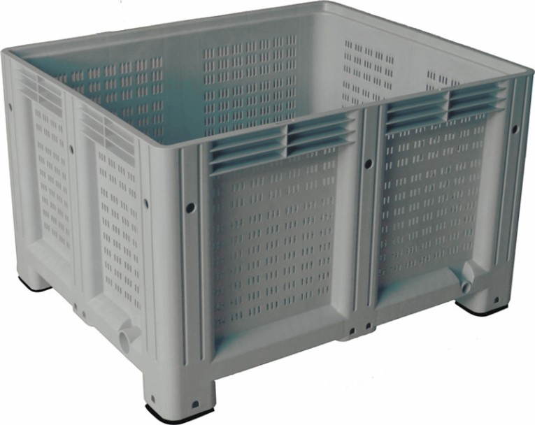 Big Box 1200x1000x580 мм перфорированный на ножках серый купить в Белгороде
