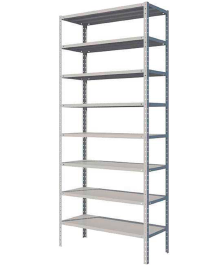 Стеллаж MS Standart 1600х1000х600 8 полок Стеллаж MS Standart 1600х1000х600 8 полок