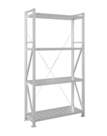 Стеллаж MS U 2000x700x800 4 полки (200 кг, перф) Стеллаж MS U 2000x700x800 4 полки (200 кг, перф)