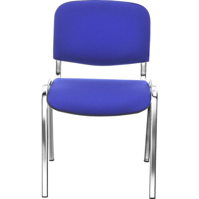 Стул Изо (синяя ткань, хром) купить в Белгороде