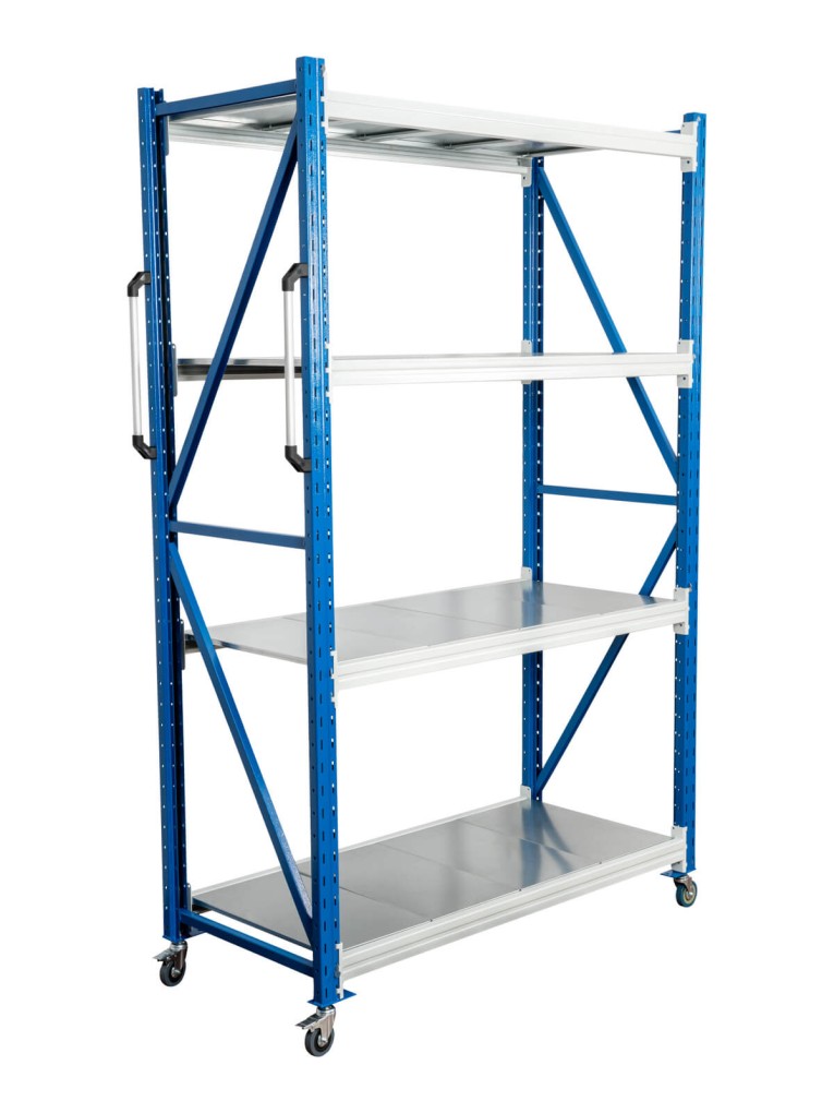 Стеллаж мобильный БиКом СТ-4 200x120x40 4 полки купить в Белгороде Стеллаж мобильный БиКом СТ-4 200x120x40 4 полки купить в Белгороде