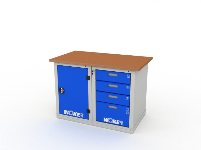 Верстак двухтумбовый WOKER PRO 2104.1200 купить в Белгороде