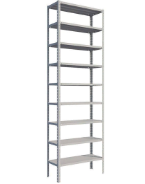 Стеллаж MS Strong 2350х1200х500 9 полок Стеллаж MS Strong 2350х1200х500 9 полок