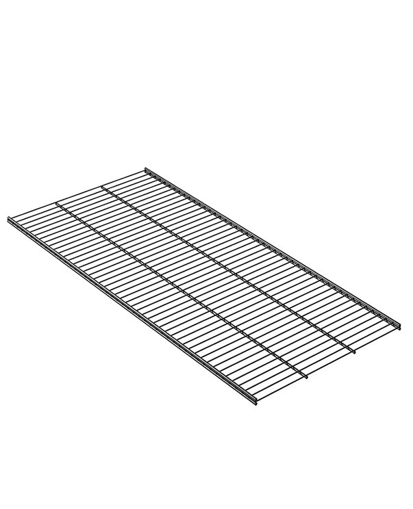 Полка сетчатая GSh 90х40 графит купить в Белгороде Полка сетчатая GSh 90х40 графит купить в Белгороде