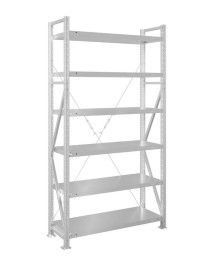 Стеллаж MS U 2500x1500x1000 6 полок (300 кг, металл) Стеллаж MS U 2500x1500x1000 6 полок (300 кг, металл)