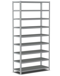 Стеллаж металлический Титан МС-500 2200х1000х300 9 полок Стеллаж металлический Титан МС-500 2200х1000х300 9 полок