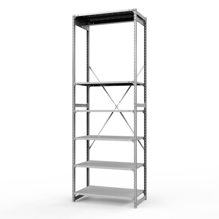 Стеллаж металлический ТСУ Универсал, 3000х1060х600 мм.Штанги: 1шт. Полки: металл перф. 6 шт. купить в Белгороде Стеллаж металлический ТСУ Универсал, 3000х1060х600 мм.Штанги: 1шт. Полки: металл перф. 6 шт. купить в Белгороде