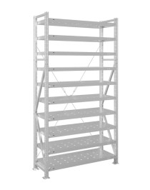 Стеллаж MS U 2500x1500x800 10 полок (250 кг, перф) Стеллаж MS U 2500x1500x800 10 полок (250 кг, перф)
