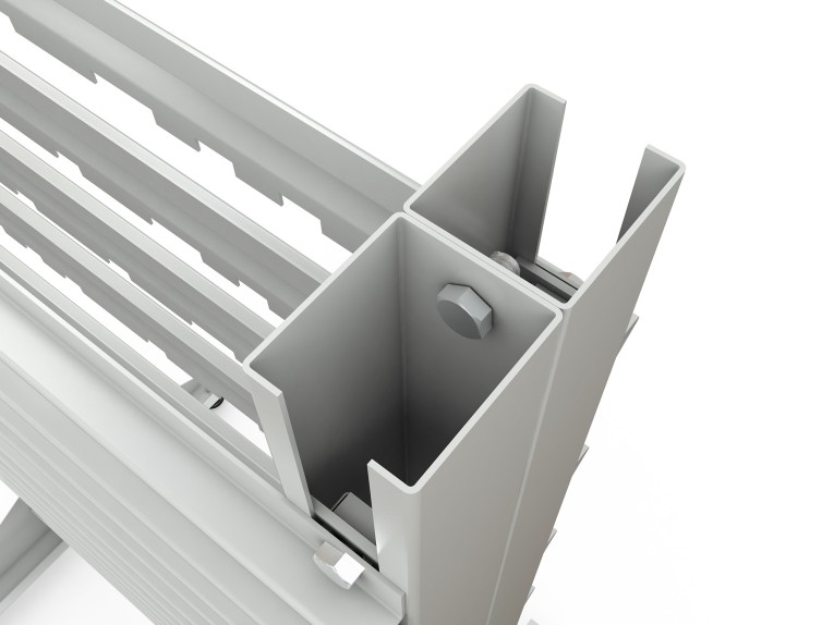 Стеллаж для пластиковых лотков SORTEX двухсторонний 1500x1000x800.02 купить в Белгороде