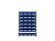 Стеллаж для пластиковых лотков SORTEX двухсторонний 1500x1000x800.03 купить в Белгороде
