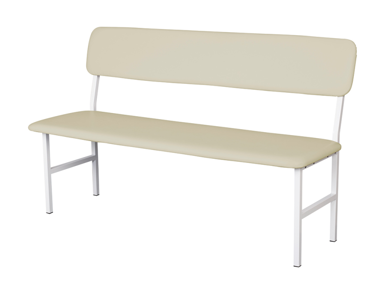 Банкетка медицинская со спинкой МД БС (слоновая кость) купить в Белгороде