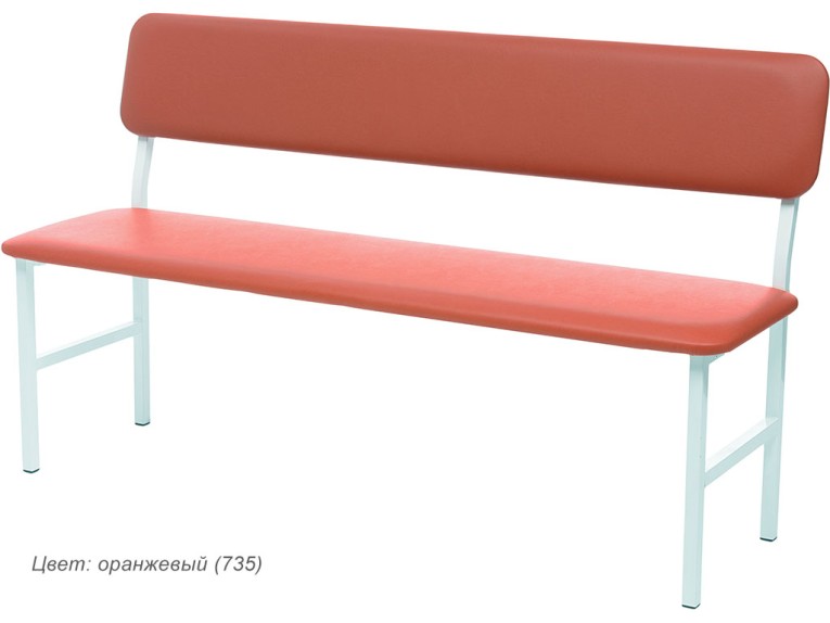 Банкетка медицинская со спинкой МД БС купить в Белгороде