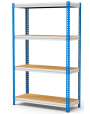 Стеллаж металлический МКФ 2000х1510х760 4 полки Стеллаж металлический МКФ 2000х1510х760 4 полки