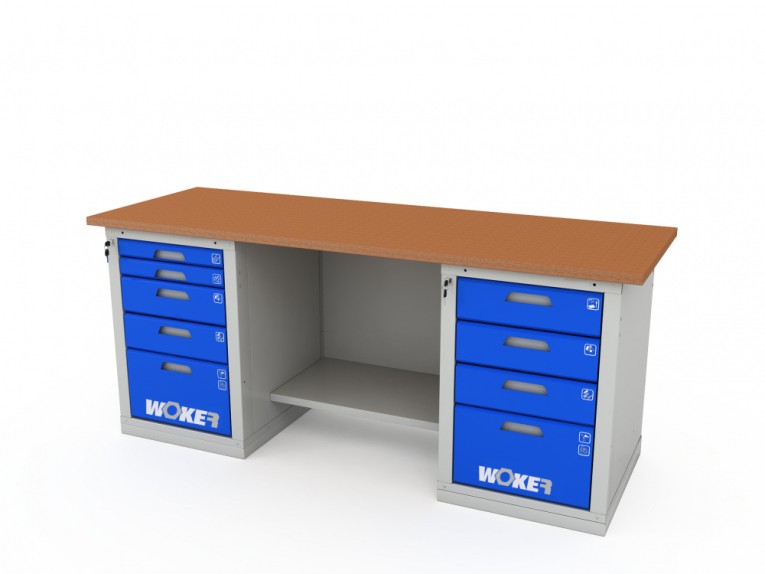 Верстак двухтумбовый WOKER PRO 2504.2000 купить в Белгороде