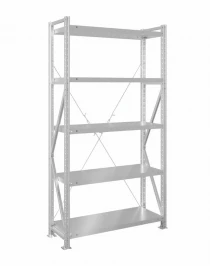 Стеллаж MS U 3000x700x800 5 полок (350 кг, металл)