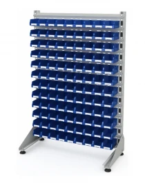 Стеллаж для пластиковых лотков SORTEX односторонний 1500x1000x450.01