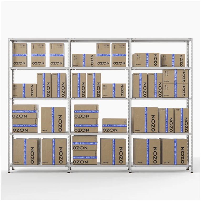 Стеллаж ПВЗ Озон 2000х3000х400 5 полок купить в Белгороде Стеллаж ПВЗ Озон 2000х3000х400 5 полок купить в Белгороде