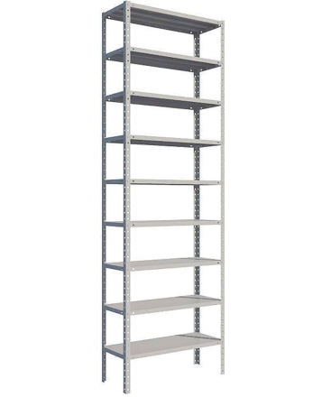 Стеллаж MS Standart 1850х1000х400 9 полок купить в Белгороде