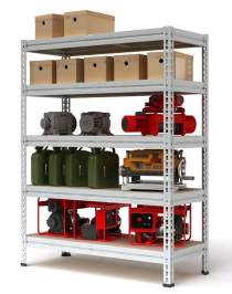 Стеллаж металлический МС-Т 2000х1820х610 5 полок Стеллаж металлический МС-Т 2000х1820х610 5 полок